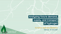 Analysing future demand, supply, and transport of hydrogen, 15 June 2021
